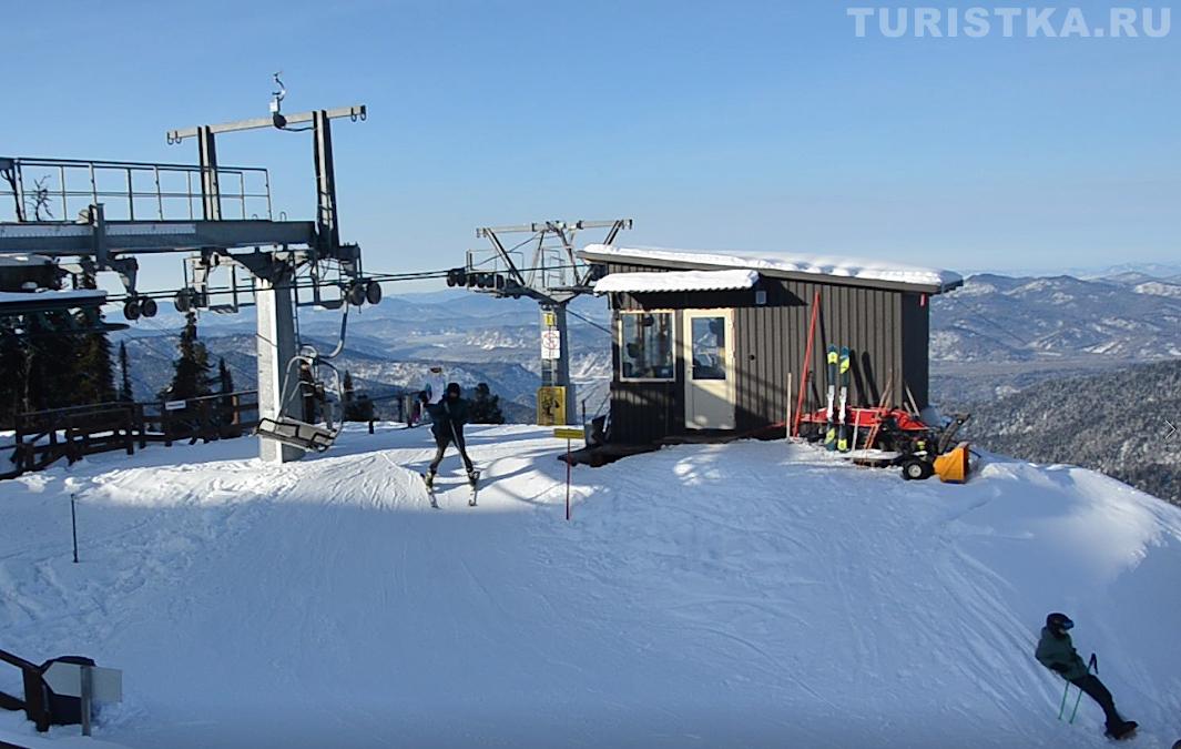 Верхняя станция подъемника