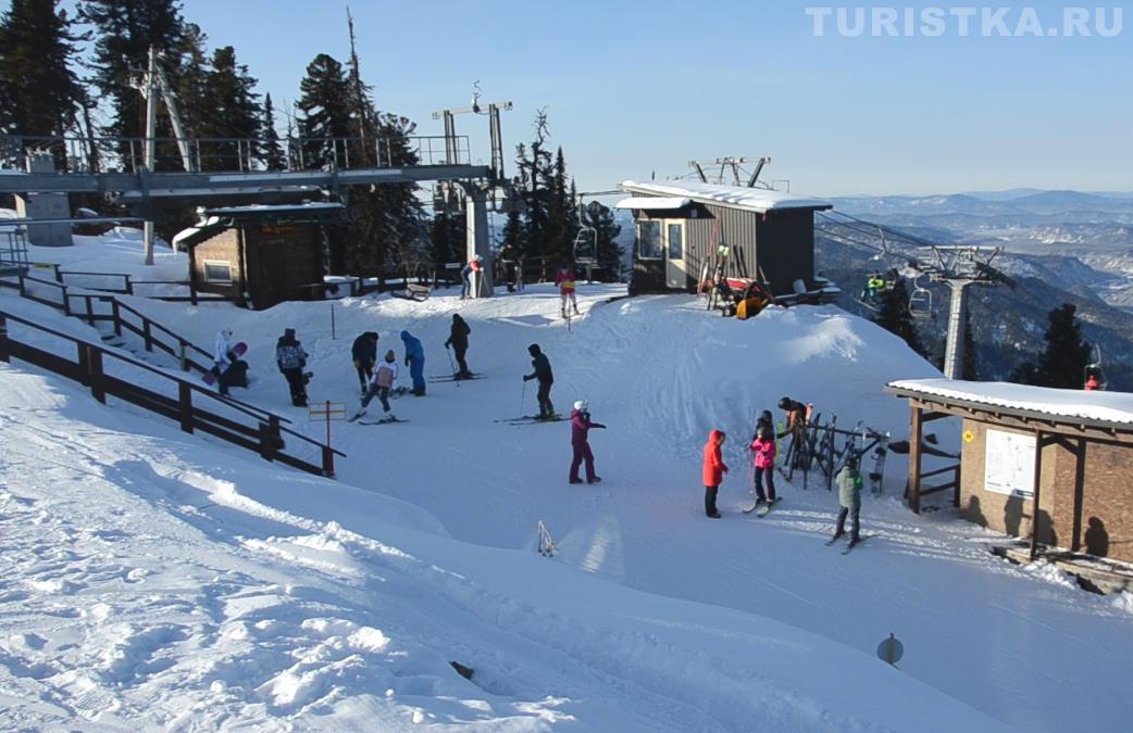 Верхняя станция подъемника