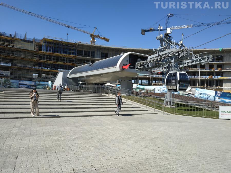 Нижняя станция подъемника