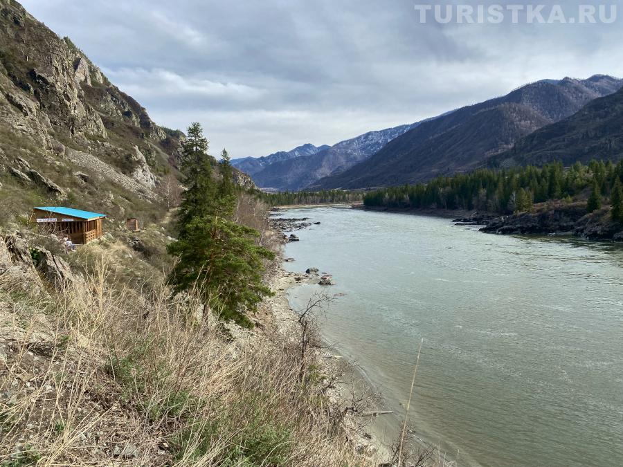 Река Катунь рядом с водопадом Бельтиртуюк