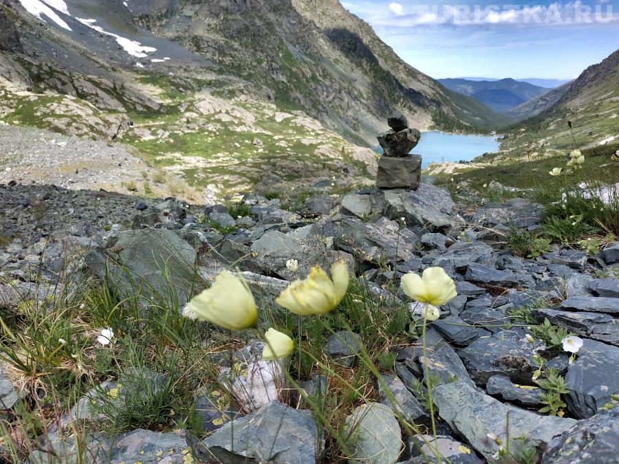 Путь от озера Куйгук к перевалу Куйгук