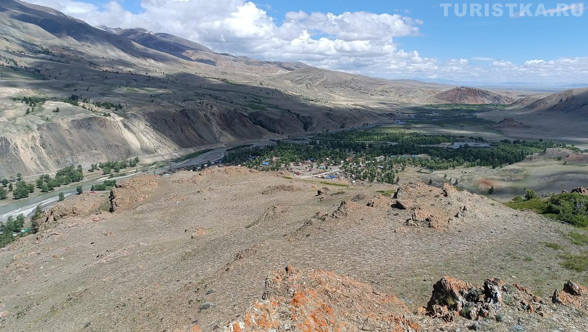 Село Чаган-Узун на берегу Чуи