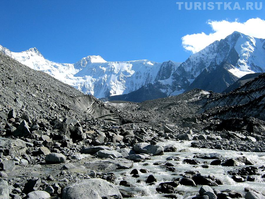 Аккемский ледник под Белухой