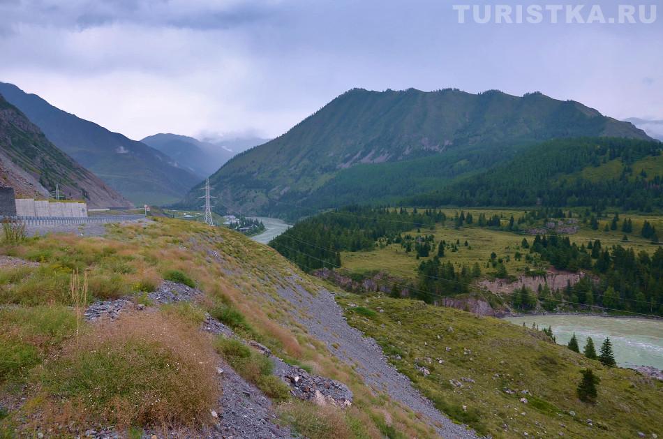 Катунь после впадения Урсула