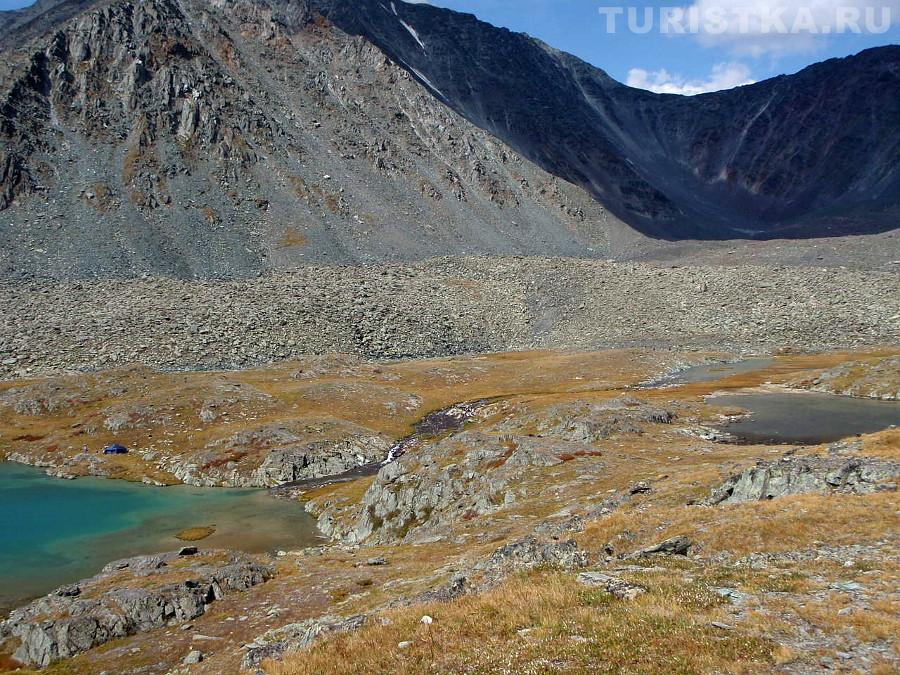 Бирюзовое озеро и верхние озера