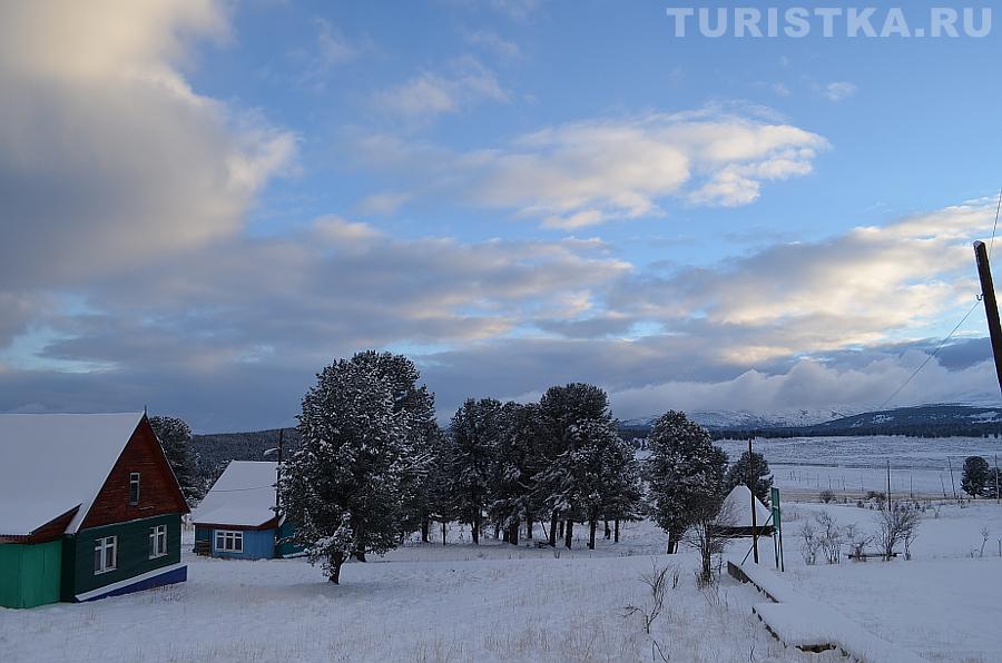 Снег на Семинском перевале