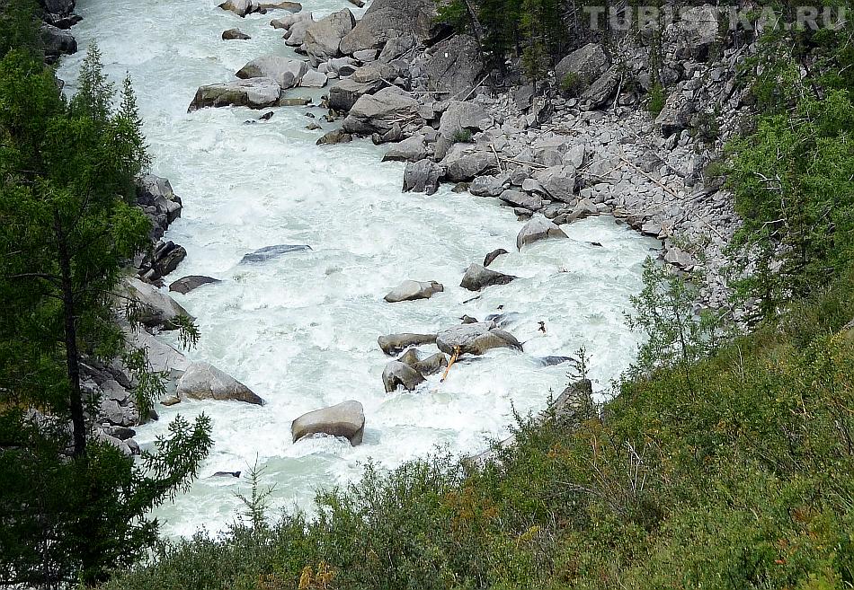 Начало Карагемского прорыва, взгляд по течению Аргута
