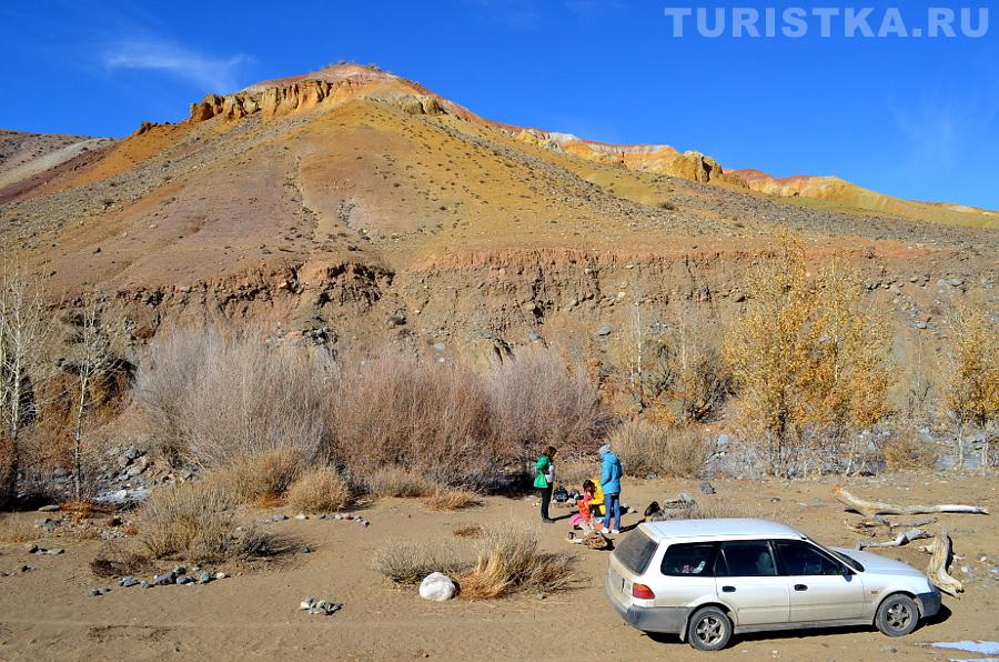 Место, где можно оставить машину перед прогулкой к Марсу-2