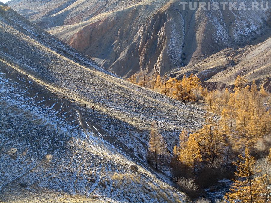 Ущелье по дороге к Марсу-2