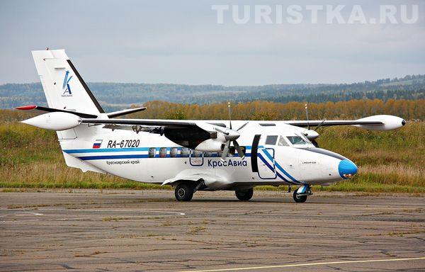 Самолет Let L-410 UVP-E20 компании КрасАвиа