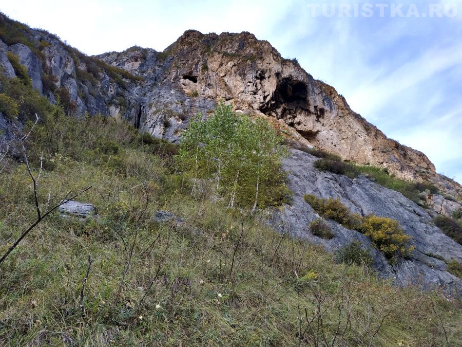Гарь на скале, сюда ходить не надо