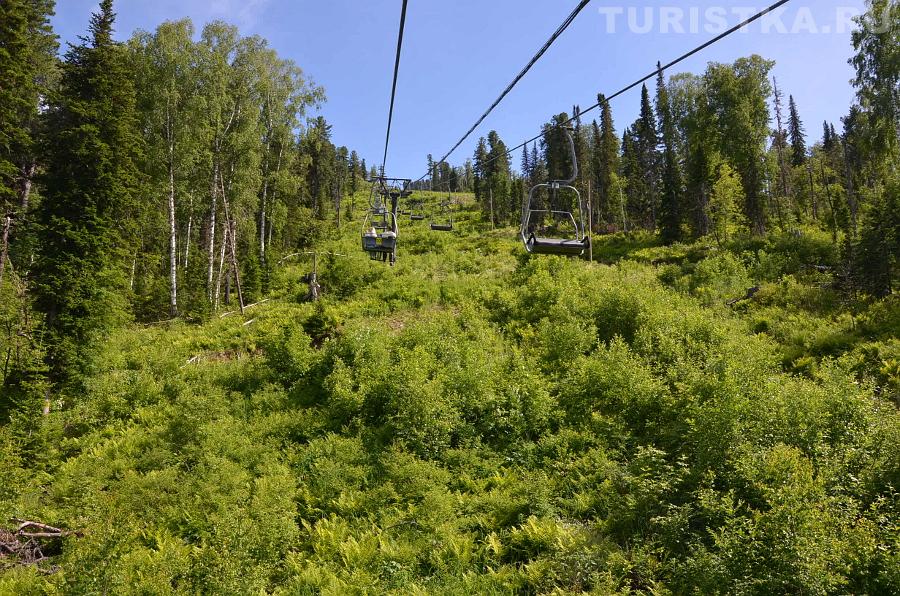 Кресельный подъемник на гору Кокуя