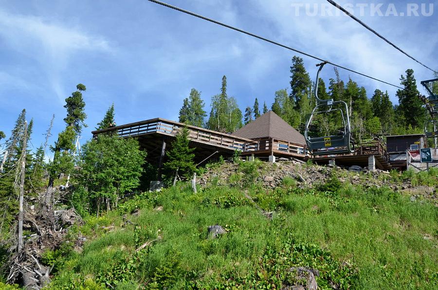 Обзорная площадка и кафе