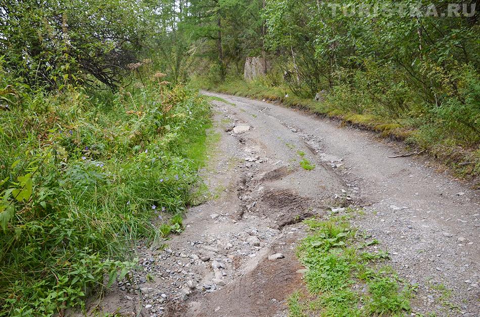 Старая дорога на перевал Чике-Таман