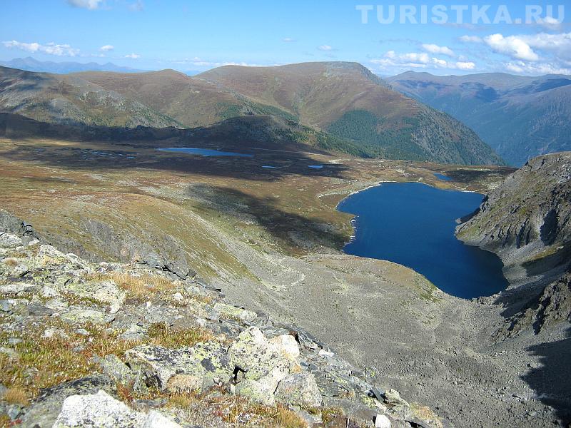 Долина Кыргыз с озером Кыргыз и безымянными озерами