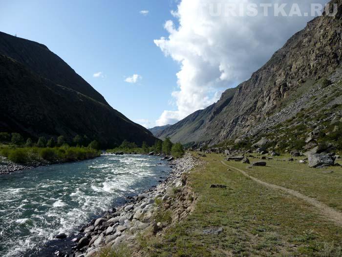 Правый берег  Чулышмана