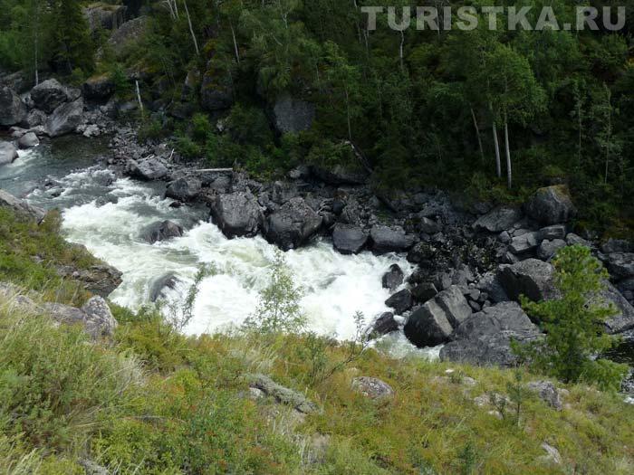 Вид с тропы на Чульчу