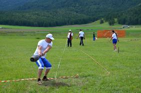 Алтай : Эл-Ойын 2022 : Такпок чачары - метание булавы