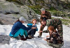 Горный Алтай : Активные туры фирмы Альтаир-Тур : Походное мороженое на Крепких озерах
