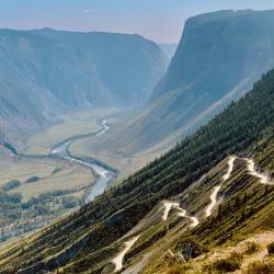 Горный Алтай : Активные туры фирмы Альтаир-Тур : Перевал Кату-Ярык и Каньон реки Чулышман
