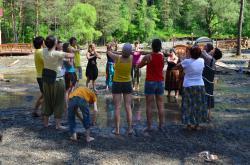 Горный Алтай : Первый летний фестиваль Байана 2014 : Мастер-класс Светланы Патрушевой Стихийная сила