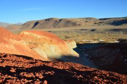 Горный Алтай : Золотая осень на Алтае : Марс-1 в долине речки Кызыл-Чин