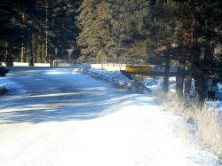 Горный Алтай : Мост в Чемале : Новый капитальный мост к Чемальской ГЭС