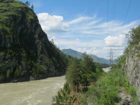 Горный Алтай : Ворота Сартакпая с Козьей тропы в Чемале