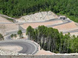 Белокуриха-2 : горно-серпантинная дорога : смотровые площадки