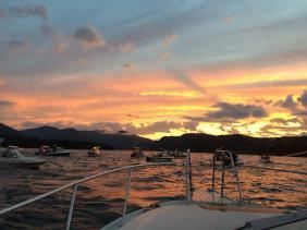 Отдых на Алтае : Телецкое озеро : Парад караблей на Телецком озере