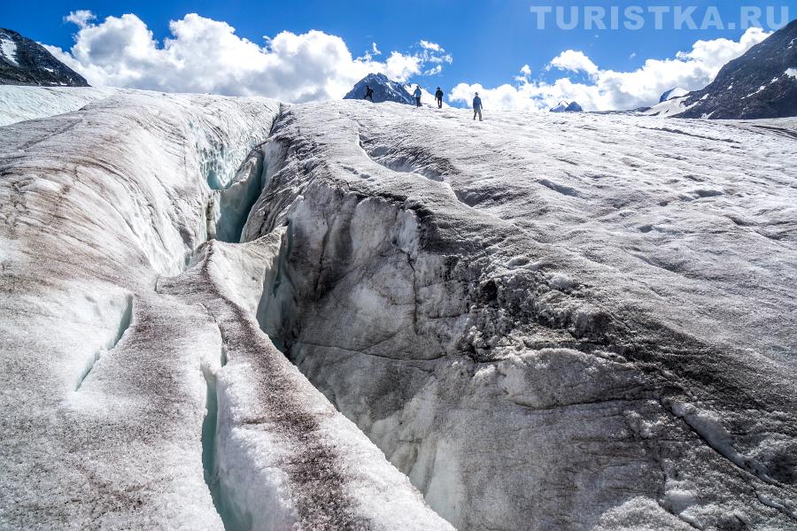 Трещины в леднике