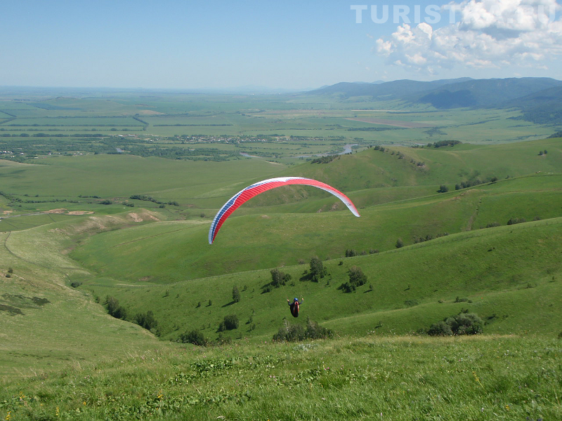 Вид на Солоновку с горы Толстуха