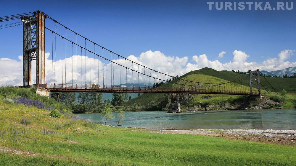 Мост в селе Мульта 