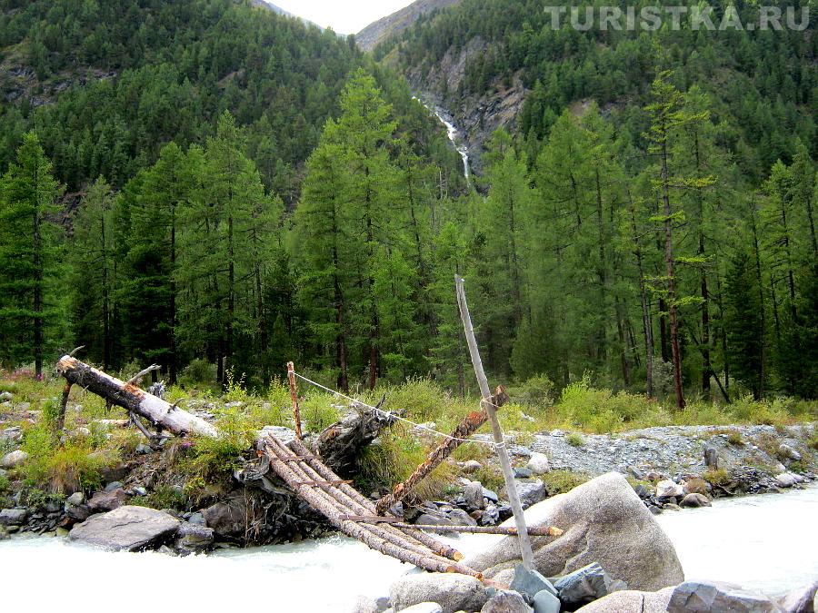 Мостик через Аккем к ущелью Ярлу