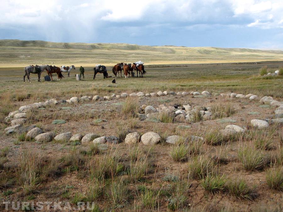 Курган на плато Укок