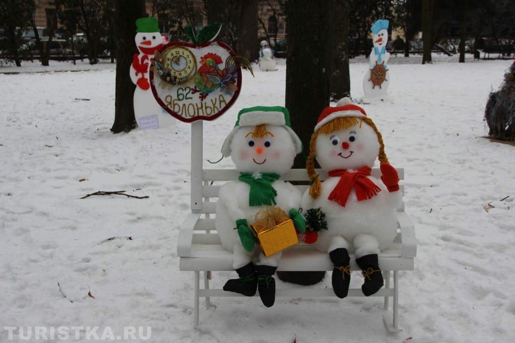 Конкурс снеговиков