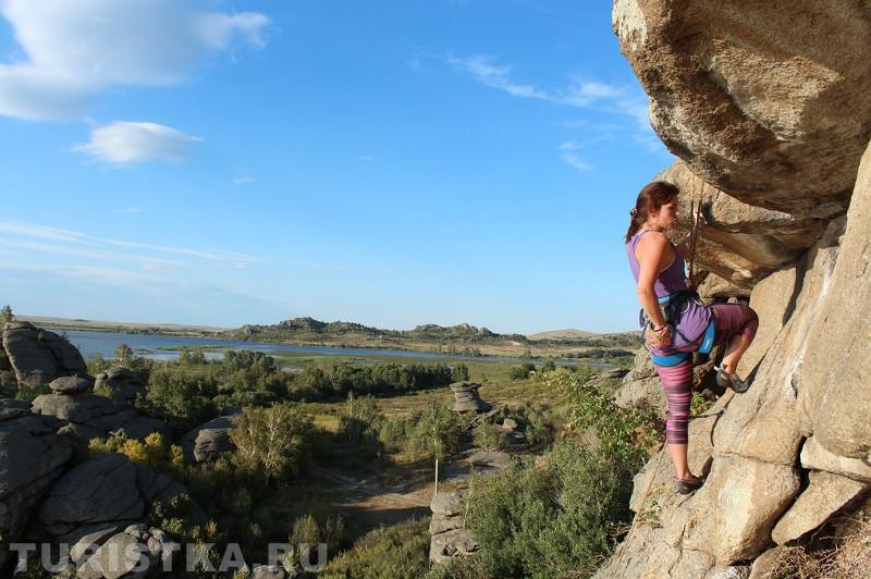 Скалолазание на Колыванском озере