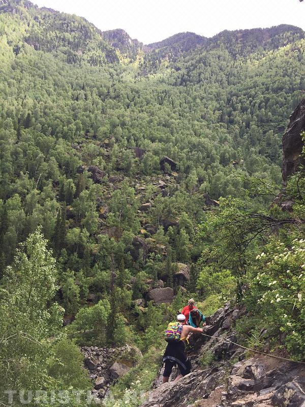 Дорога к водопаду Учар