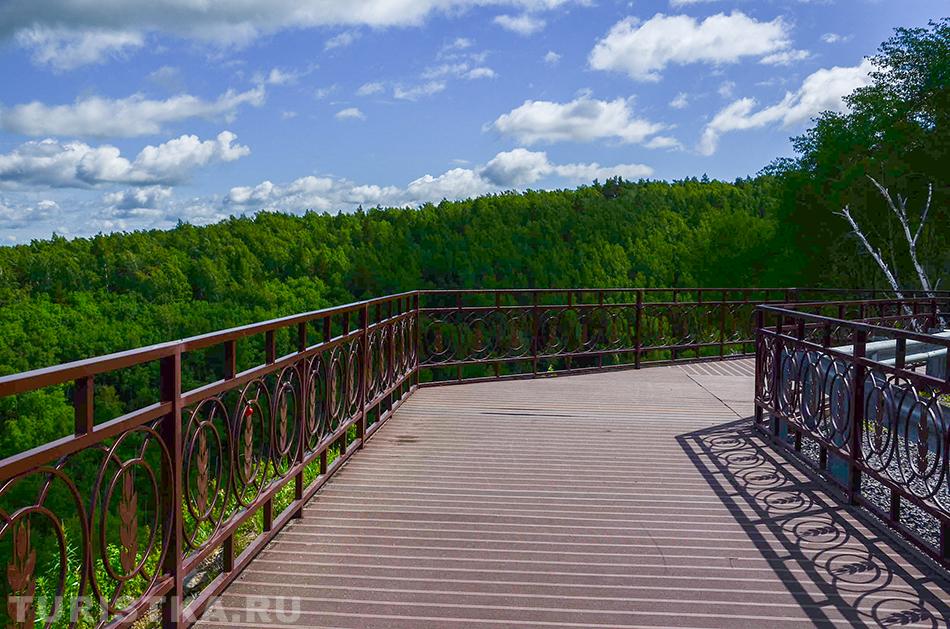 Белокуриха-2, серпантин, обзорная площадка