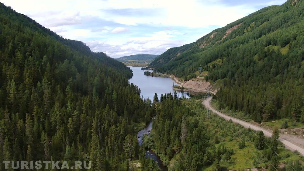 Река Чибитка вытекает из озера Чейбеккель