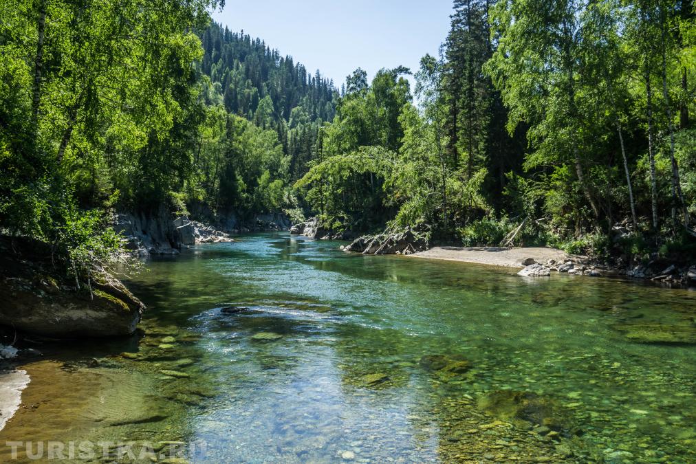 Девичьи плесы на реке Кумир