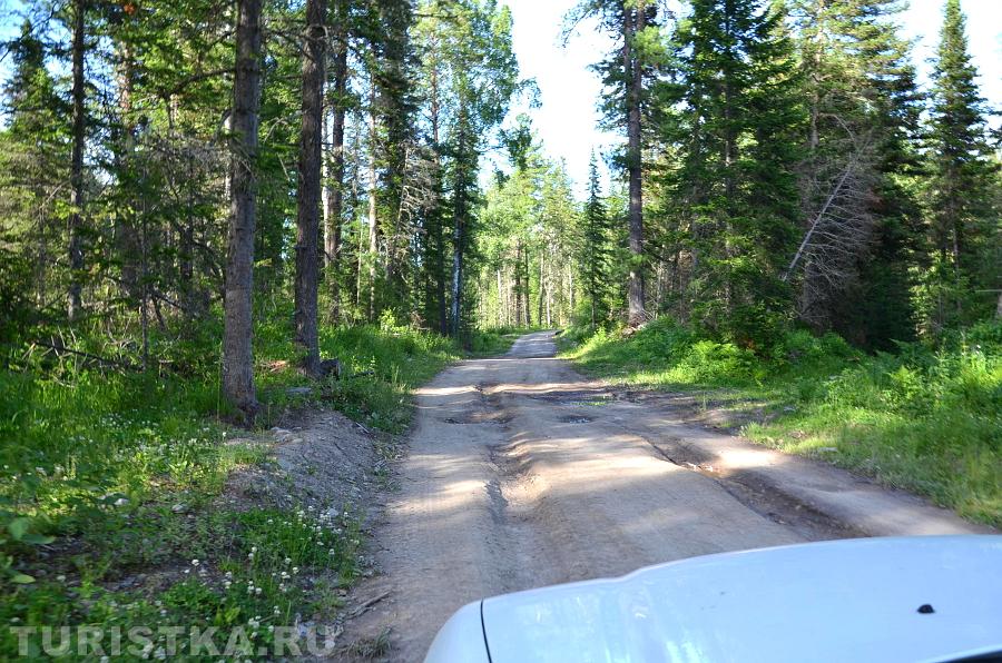 Дорога на гору Тилан-Туу