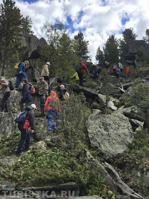 Подъем на скалы