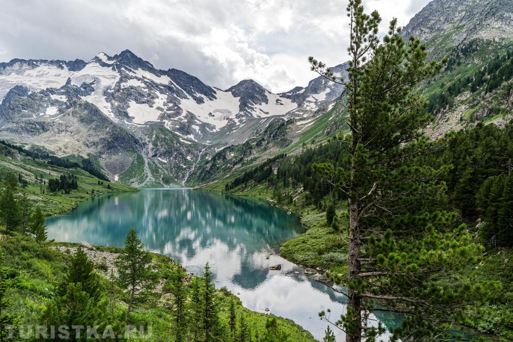 Озеро Поперечное со смотровой площадки