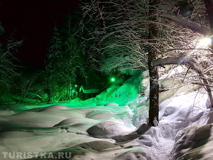 Тропа Тевенек в вечернем освещении