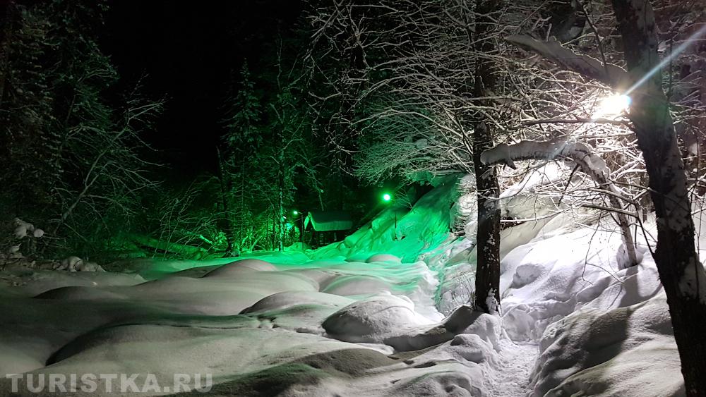 Тропа Тевенек в вечернем освещении