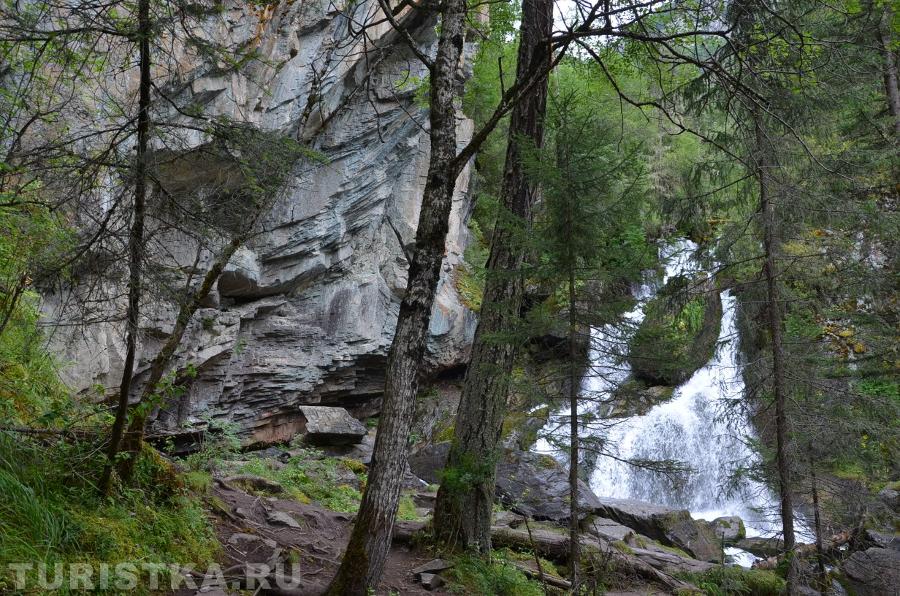 На подходе к водопаду