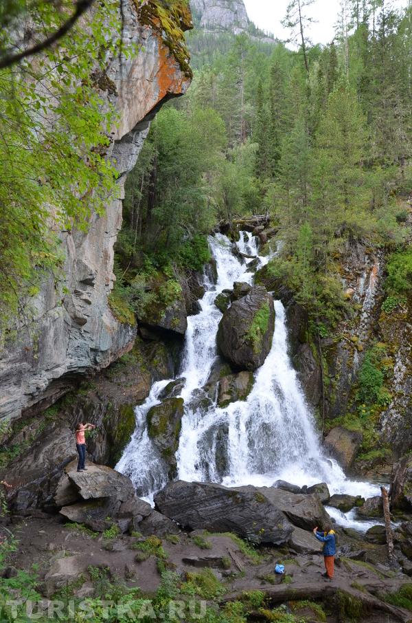 Размеры водопада