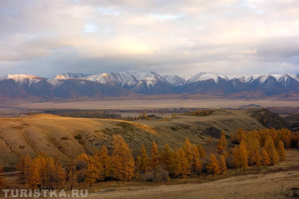 Автор: Марина Грицюк. "Золотая осень в Курае"