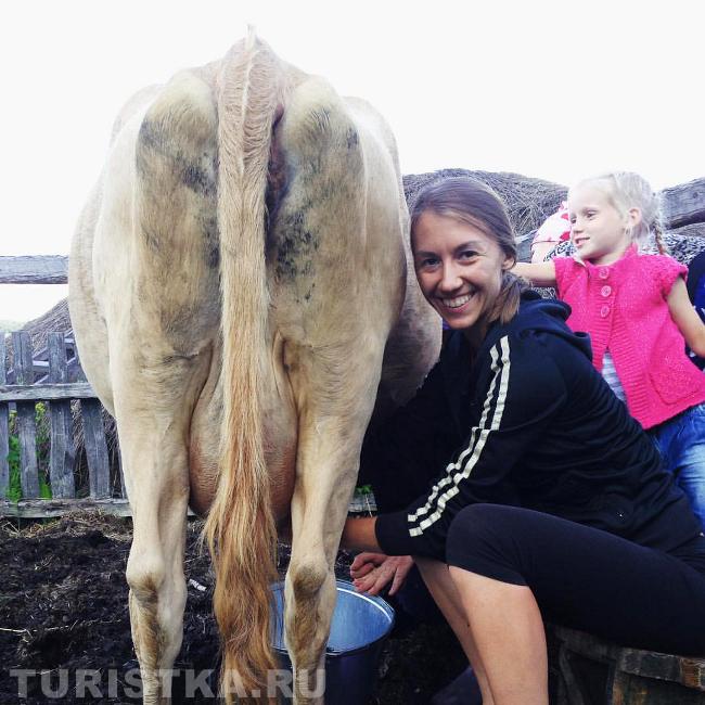"Довольная доярка - вкусное молоко"Фото Мархутова А. #смехотурики2017